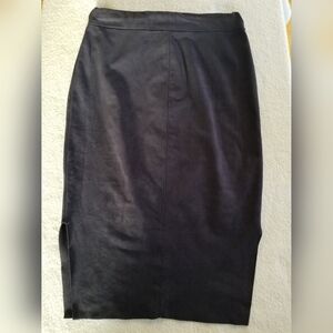 Wilfred Free Midi Skirt Suede Look Deep Purple Size XXS
